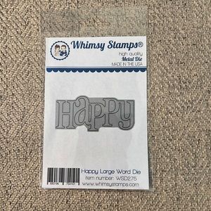Happy die cut